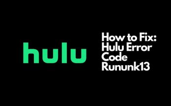 Hulu Error Code P-EDU125