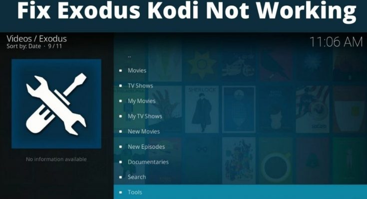 Exodus Kodi Not Working