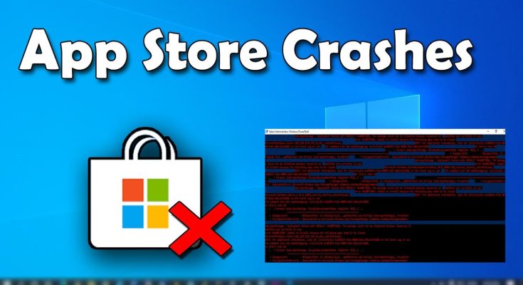 windows store crashes