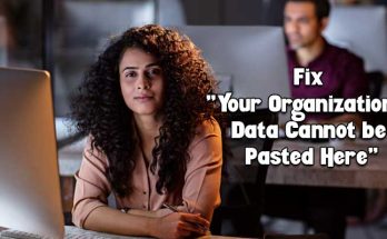 Your Organization’s Data Cannot be Pasted Here